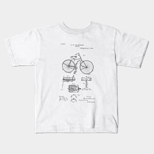 Bicycle Patent Drawing Kids T-Shirt